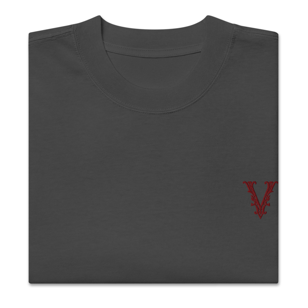 T-shirt oversize UNISEXE à léger effet délavé – l’attitude cinqfois