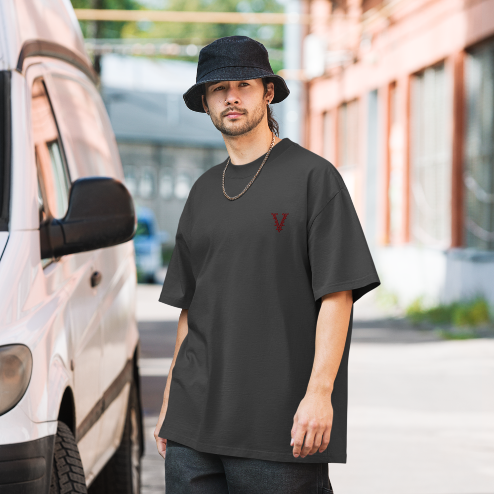 T-shirt oversize UNISEXE à léger effet délavé – l’attitude cinqfois